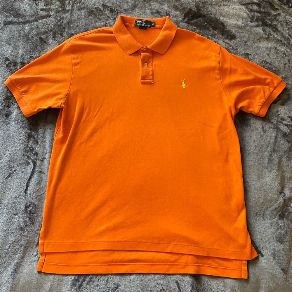 Men’s orange Polo by Ralph Lauren, Size XL